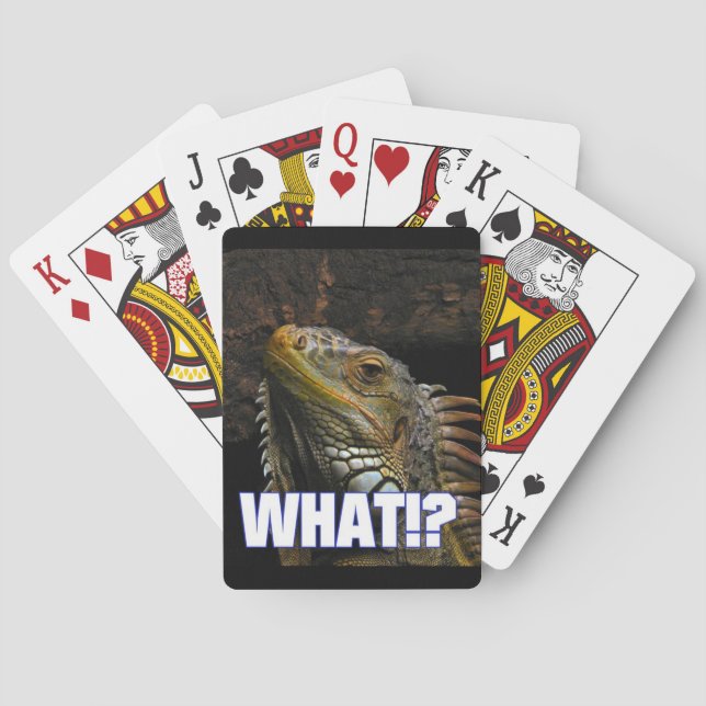 Baraja De Cartas The What!? Iguana (Reverso)