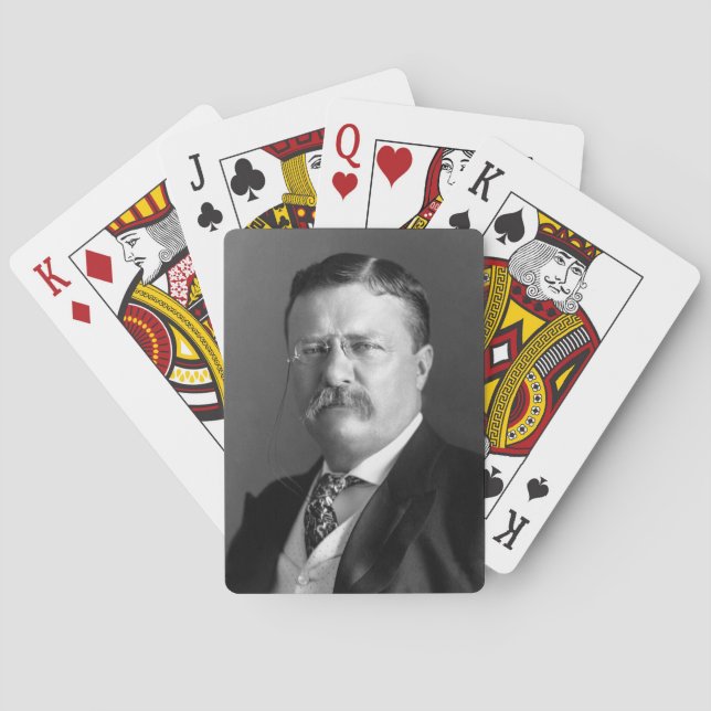 Baraja De Cartas Theodore Roosevelt Teddy Presidente Republicano (Reverso)