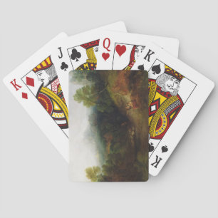 Baraja De Cartas Thomas Gainsborough   Un valle de montaña con Rust