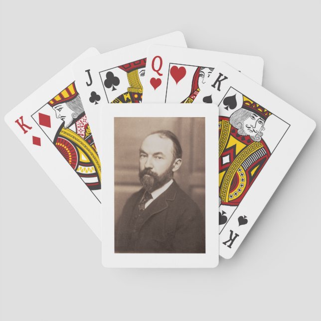 Baraja De Cartas Thomas Hardy (1840-1928) (foto de la sepia) (Reverso)