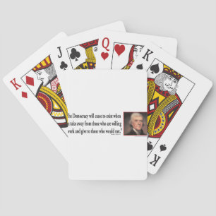 Baraja De Cartas Thomas Jefferson