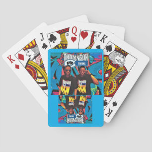 Baraja De Cartas THOMSON SPIN TWINS. Paleta de Ping Pong