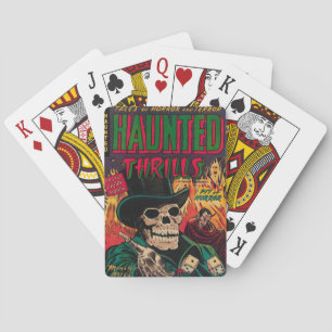 Baraja De Cartas Thrills embrujados #6 Tarjetas de juego de terror