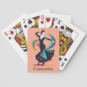 Baraja De Cartas Thunder_Cove, bailarina de flamenco