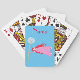 Baraja De Cartas Thunder_Cove, Chica Dandelion de cabello rojo