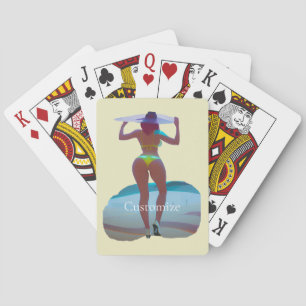 Baraja De Cartas Thunder_Cove, Chica de playa de booty en bikini