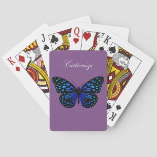 Baraja De Cartas Thunder_Cove de mariposa azul