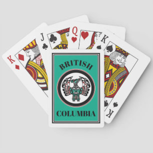 Baraja De Cartas Thunderbird negro rojo nativo americano