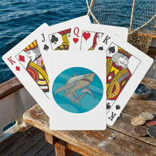 Baraja De Cartas Tiburón Blanco