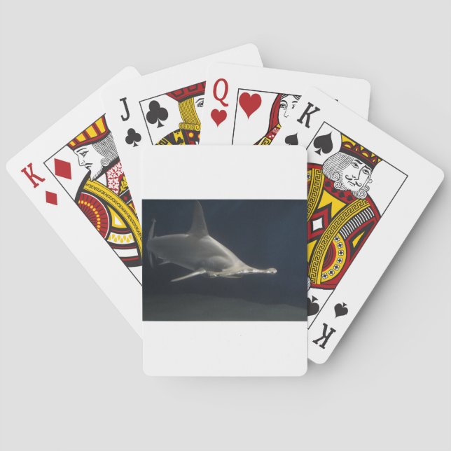 Baraja De Cartas Tiburón de Hammerhead (Reverso)