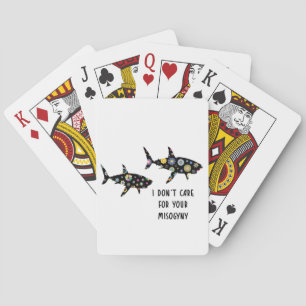 Baraja De Cartas Tiburón misoginia