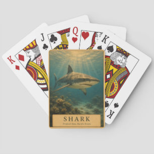Baraja De Cartas Tiburón Pacífico Tropical VINTAGE