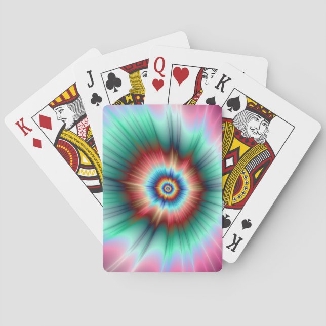 Baraja De Cartas Tie Dye Comet (Reverso)