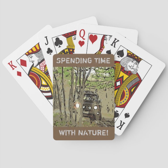 BARAJA DE CARTAS TIEMPO CON NATURALEZA (Reverso)