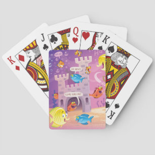 Baraja De Cartas Tiempo Cuenta-Debajo del mar