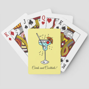 Baraja De Cartas Tiempo de coctel azul