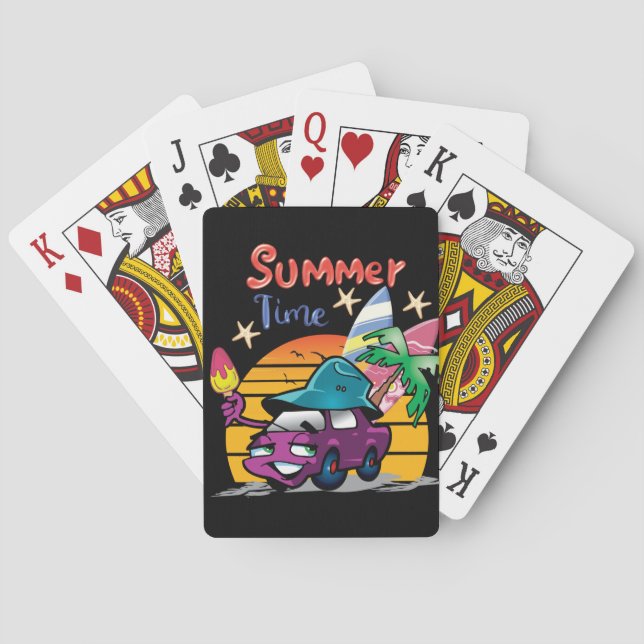 Baraja De Cartas Tiempo de verano (Reverso)
