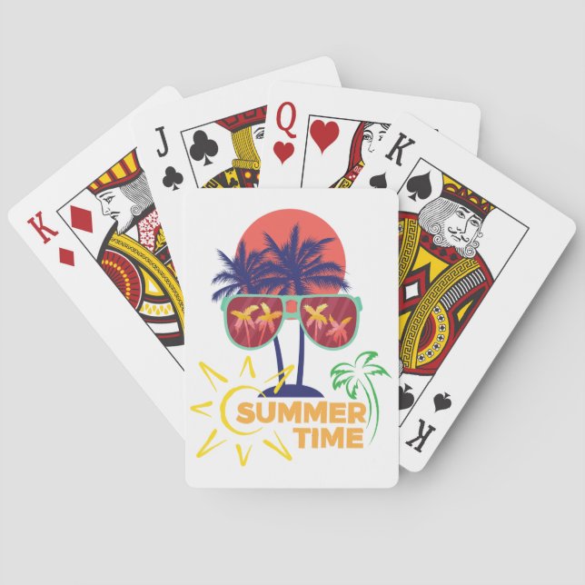 Baraja De Cartas Tiempo de verano (Reverso)