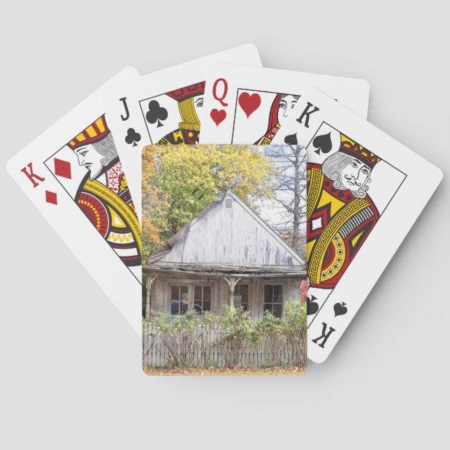 Baraja De Cartas Tienda de campo antigua (Reverso)