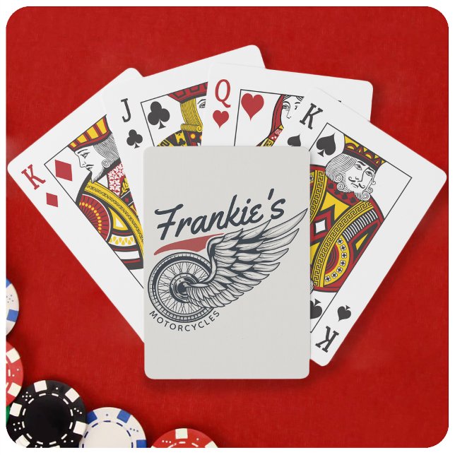 Baraja De Cartas Tienda personalizada de motocicletas Volando en bi (Subido por el creador)