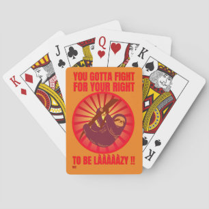 BARAJA DE CARTAS "TIENES QUE LUCHAR POR TU DERECHO".