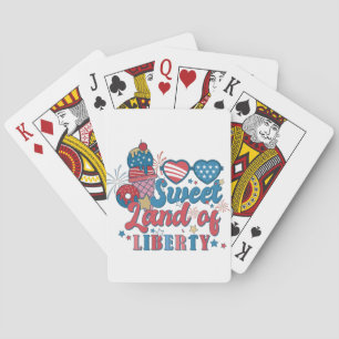 Baraja De Cartas TIERRA DULCE patriótica de LIBERTAD