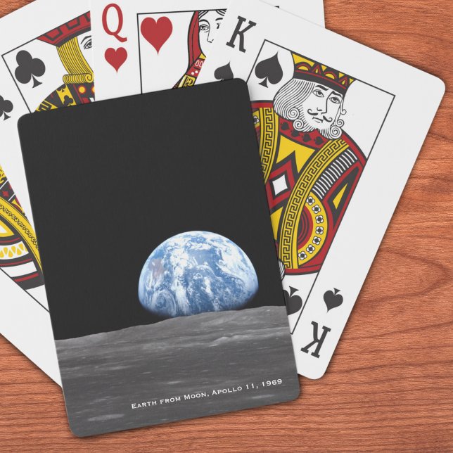 Baraja De Cartas Tierra en la Luna, Apolo 11, 1969 (Subido por el creador)