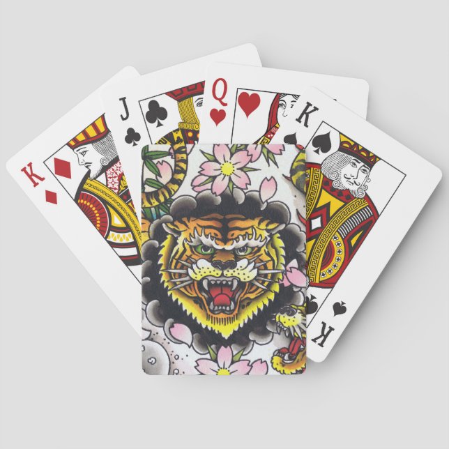 Baraja De Cartas Tiger (Reverso)