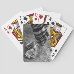 Baraja De Cartas Tiger Fotografía en blanco y negro