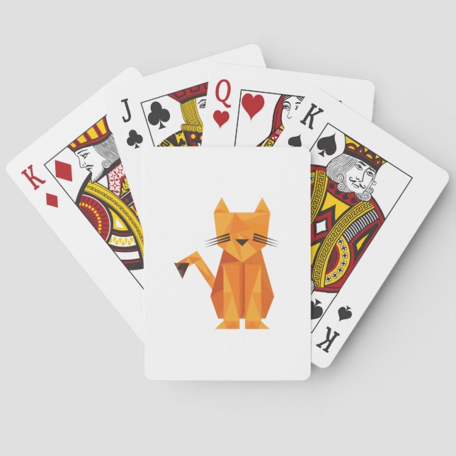 Baraja De Cartas Tiger Oragami (Reverso)
