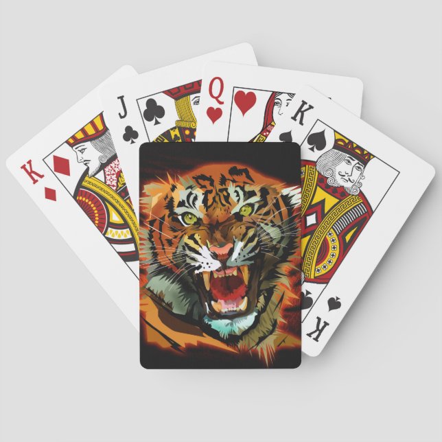 Baraja De Cartas Tiger Roar (Reverso)