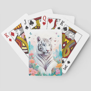 Baraja De Cartas Tiger Vintage Animal Nature Forest Selva City