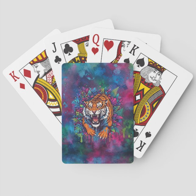 Baraja De Cartas Tigre (Reverso)