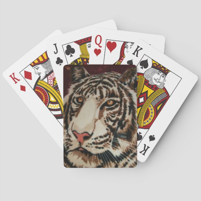 Baraja De Cartas Tigre (Reverso)