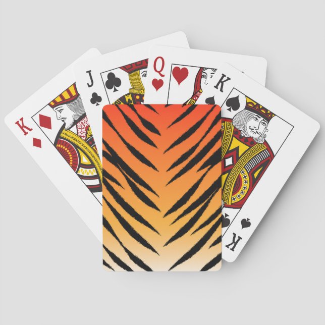 Baraja De Cartas Tigre (Reverso)