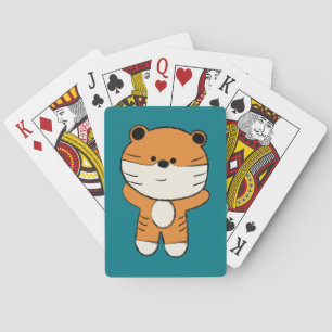 Baraja De Cartas Tigre Adorable
