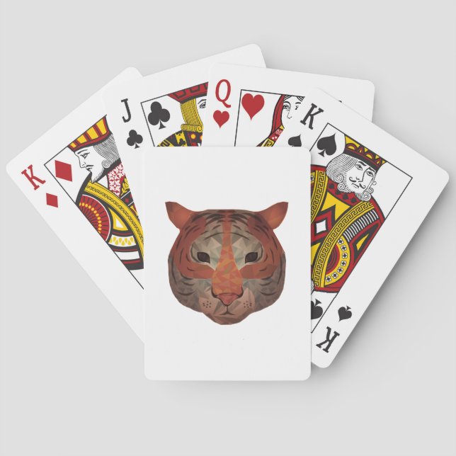 Baraja De Cartas Tigre automático (Reverso)