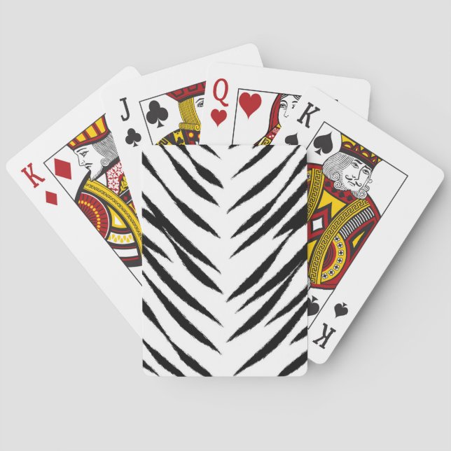 Baraja De Cartas Tigre blanco (Reverso)