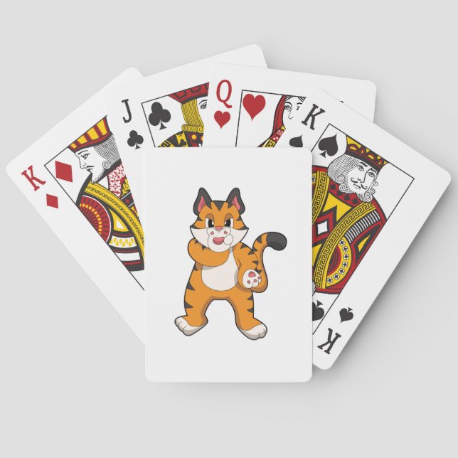 Baraja De Cartas Tigre callado (Reverso)