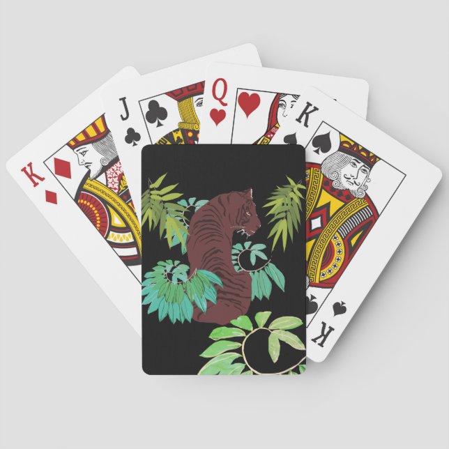 Baraja De Cartas Tigre de la jungla (Reverso)