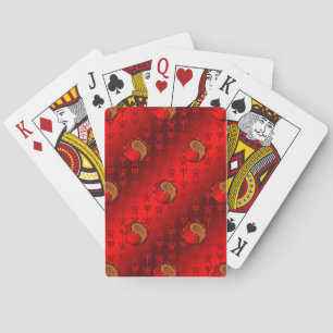 Baraja De Cartas Tigre de Madera