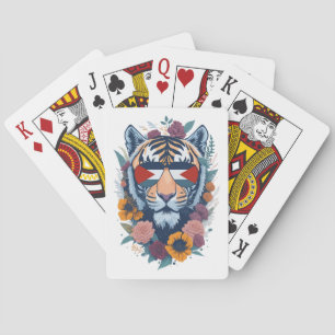 Baraja De Cartas Tigre palestino - BANDERA palestina