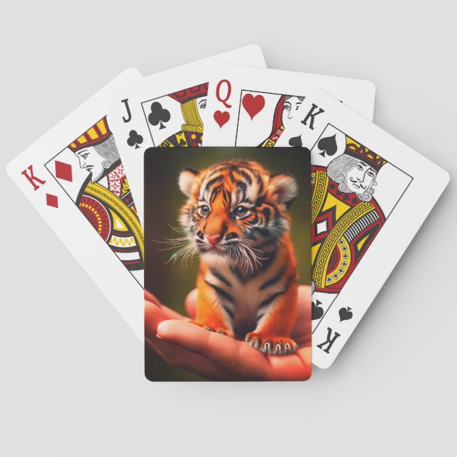 Baraja De Cartas Tigre pequeño (Reverso)
