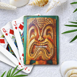 Baraja De Cartas Tiki Time Tropical Guay Fun Fierce Retro Vintage