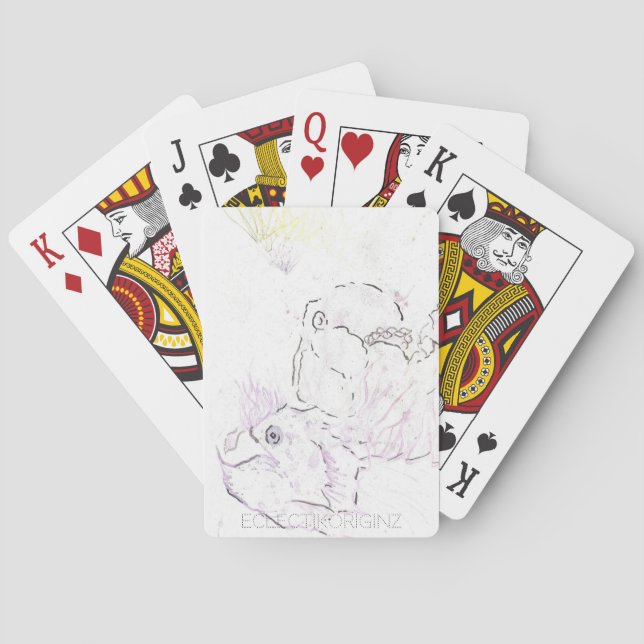 Baraja De Cartas Tinta mágica (Reverso)