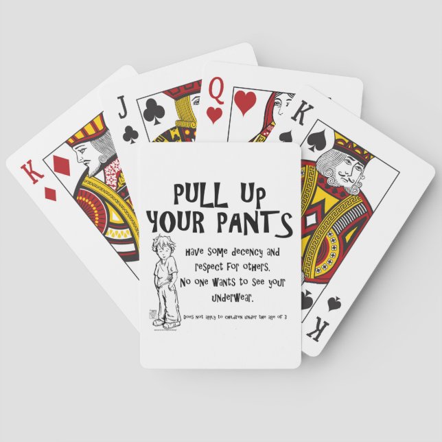 Baraja De Cartas Tira de tus pantalones (Reverso)