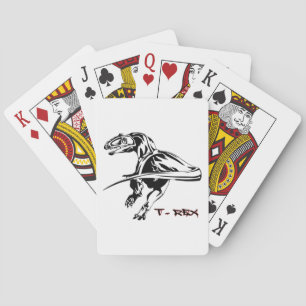 Baraja De Cartas Tirannosauro rex Dinosaur