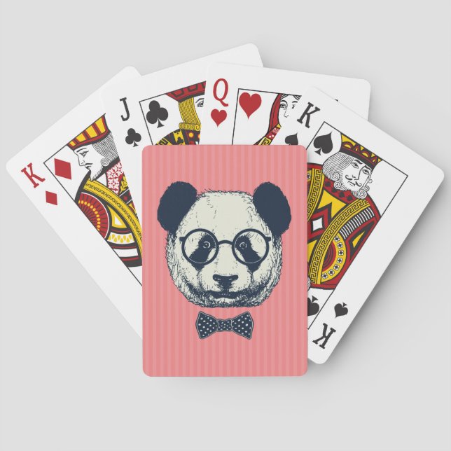 Baraja De Cartas Tiras Panda (Reverso)