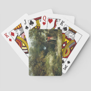 Baraja De Cartas Tiroteo del faisán (aceite en lona) 3