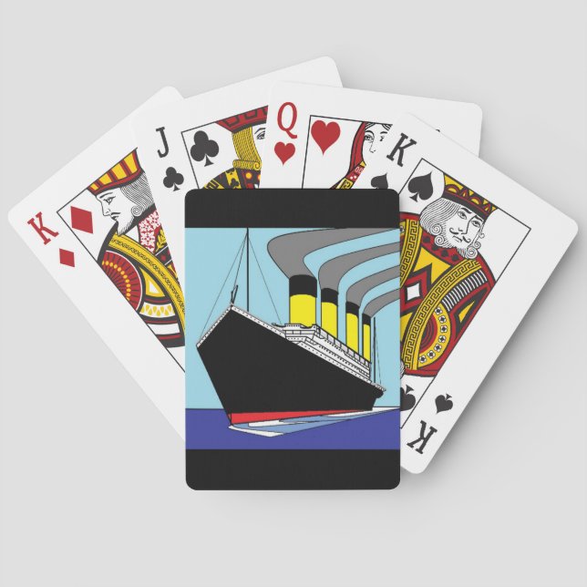 Baraja De Cartas Titanic baralho (Reverso)